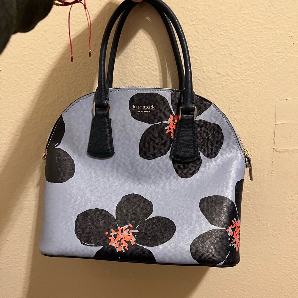 Kate Spade Sylvia Grand Floral Large Dome Satchel.